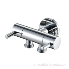 Van góc bằng thép không gỉ Chrome cho lưu vực